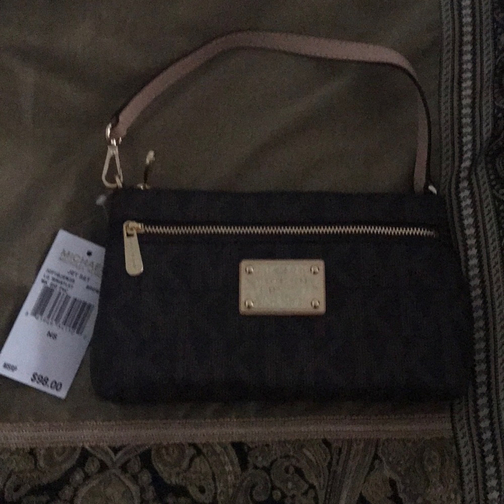 Michael Coors jet set large wristlet